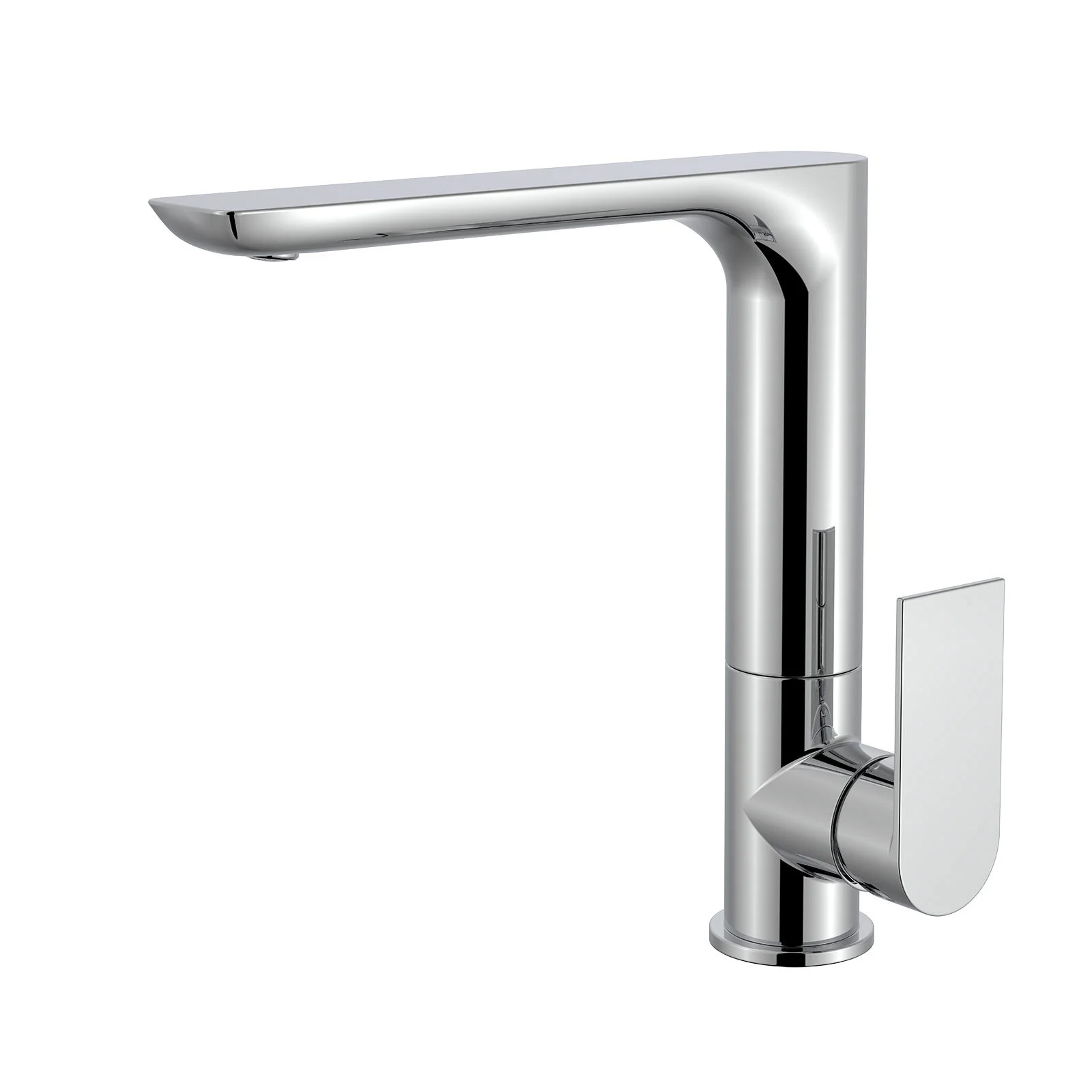 Single Handle Brass Thermostatic Faucet Countertop Washbasin Faucet Mixing Valve Brass Ceramic Core Suitable for Bathrooms