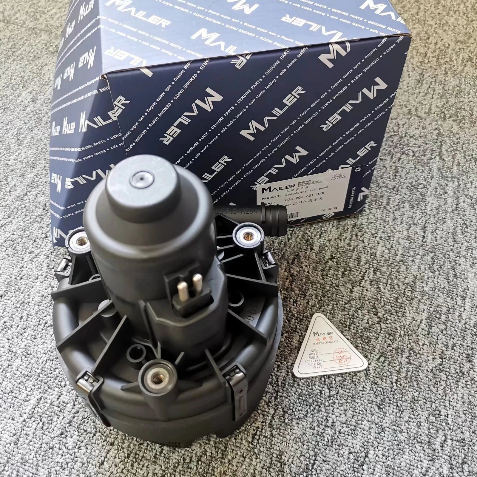 

Secondary Air Pump For Audi A4 A6 Allroad Quattro TT VW Beetle Cabrio Golf Jetta Passat 2.8L 078906601D 078906601M