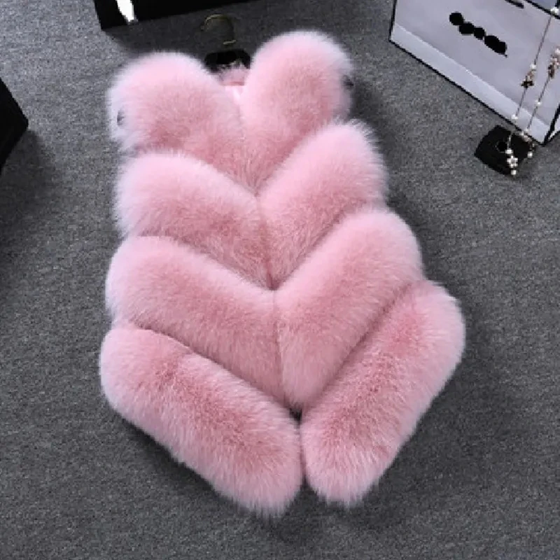 

Осень-зима 2022, новый меховой жилет нестандартной формы, короткий жилет из искусственного лисьего меха, пальто без рукавов с v-образным вырезом, женский лоскутный жилет, куртки