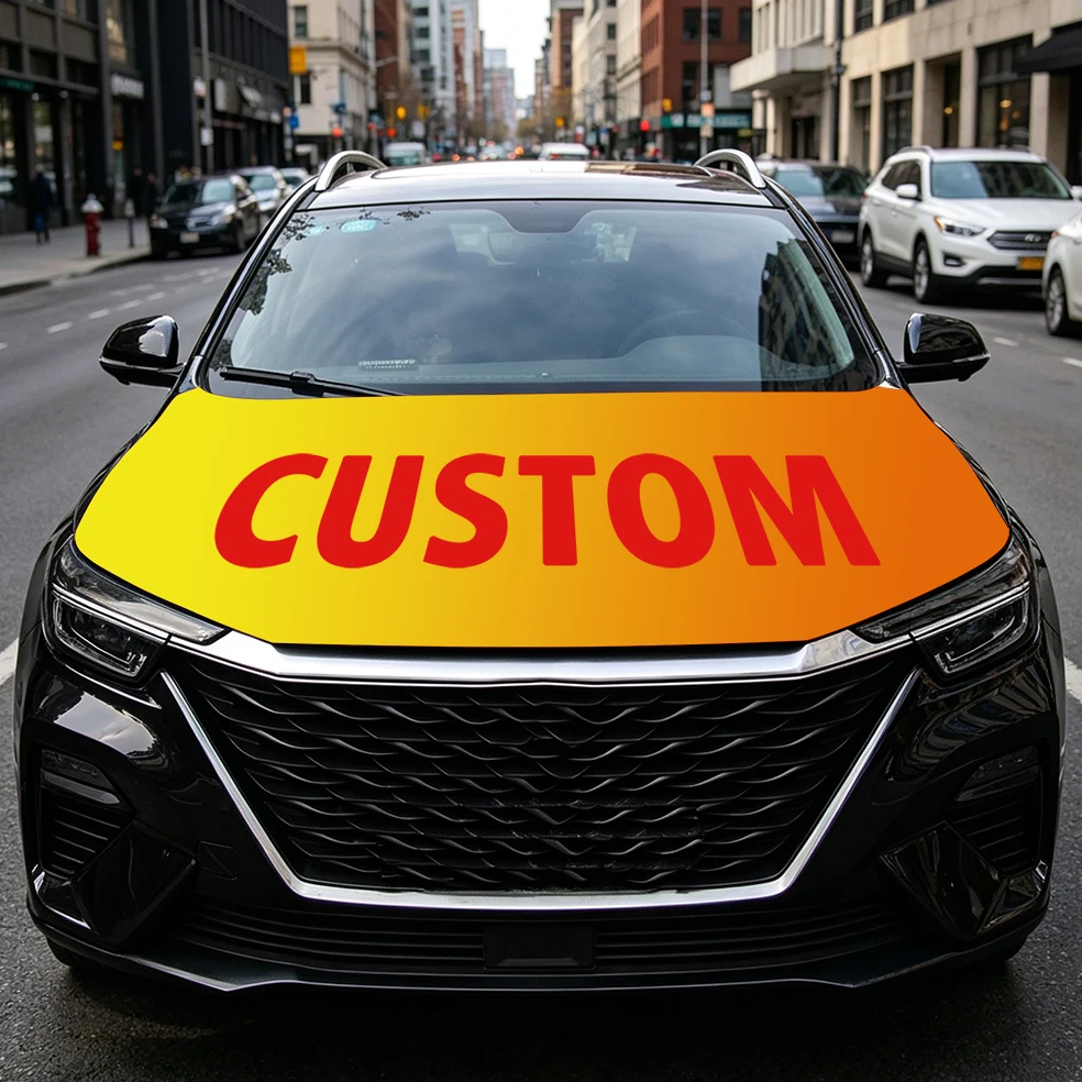 Car Accessories Egypt - Custom Flag Car Engine Hood Cover