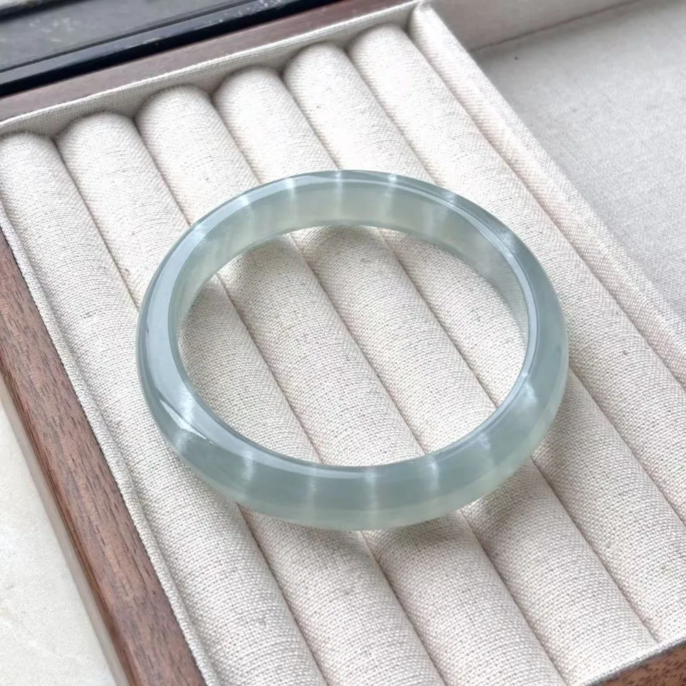 Vintage Cat Eye Resin Bracelet Bright Candy-colored Round Bangles Thin Circle Shape Cuff Bracelet Women