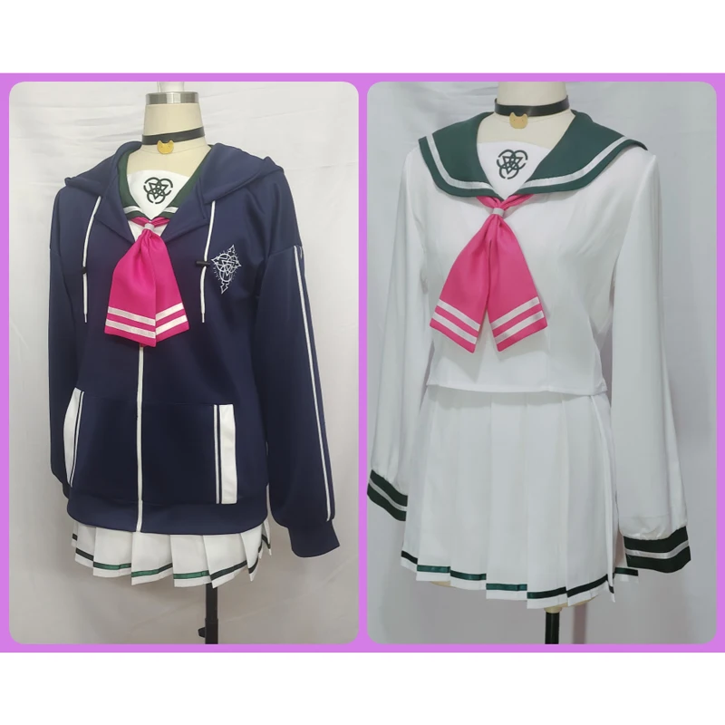 Anime Kyouyama Kazusa Cosplay For Game Blue Archive Cute Cat ear Sea Breeze Jacket Pleated Skirt Women Outfit Costume G