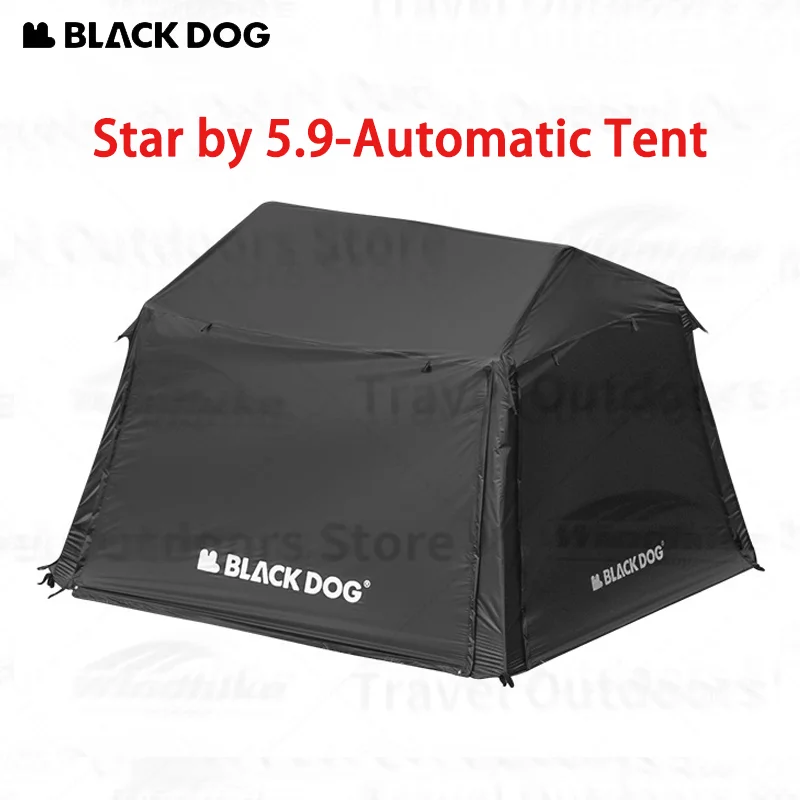 

Naturehike BLACKDOG Automatic Tent Black Coating Camping Tent With Tarp Outdoor Sunscreen Waterproof 3000mm Quick Opening Tent