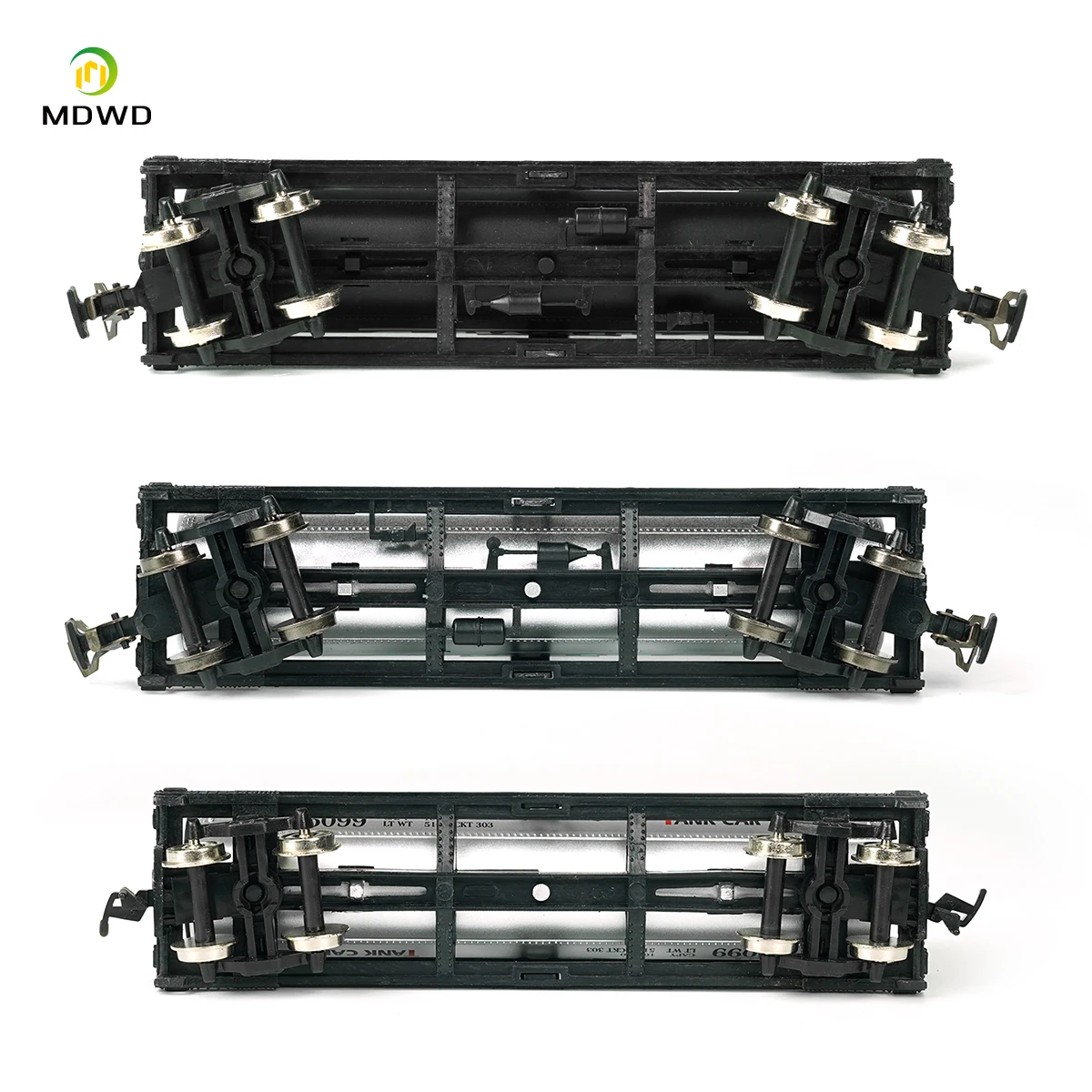 Kereta Tangki Cetak Skala HO 1:87 Gerbong Tangki Minyak dengan Roda Logam untuk Model Kereta Api C8768