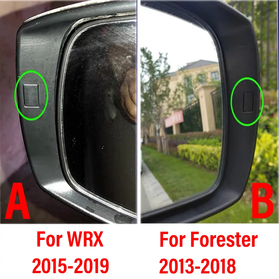 2Pcs Car Side Mirrors Assistant Turn Signal Light Lens Indicators For Subaru WRX Impreza Outback Forester XV Replacement
