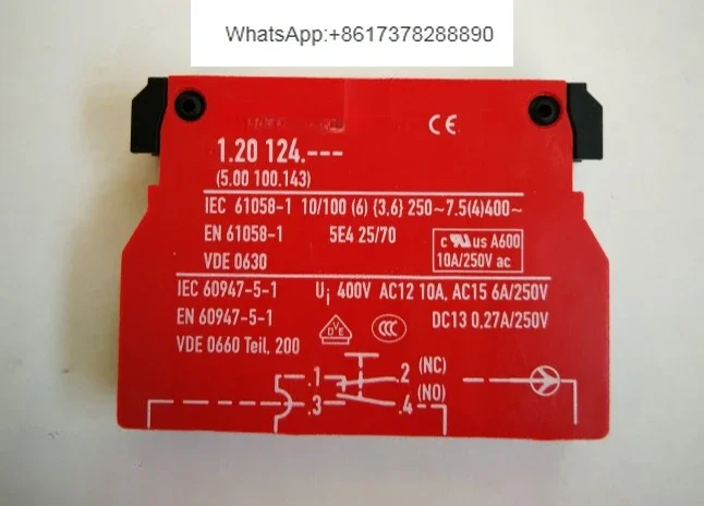 

X22 QR silver touchpoint module switch 5.00.100.143 & 1.20.124.017/0000 switch