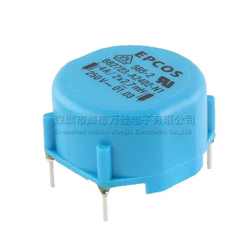 

10PCS B82723-A2402-N1 New Plug in 2.7MH 4A High Current Switching Power Supply Common Mode Inductance Filter