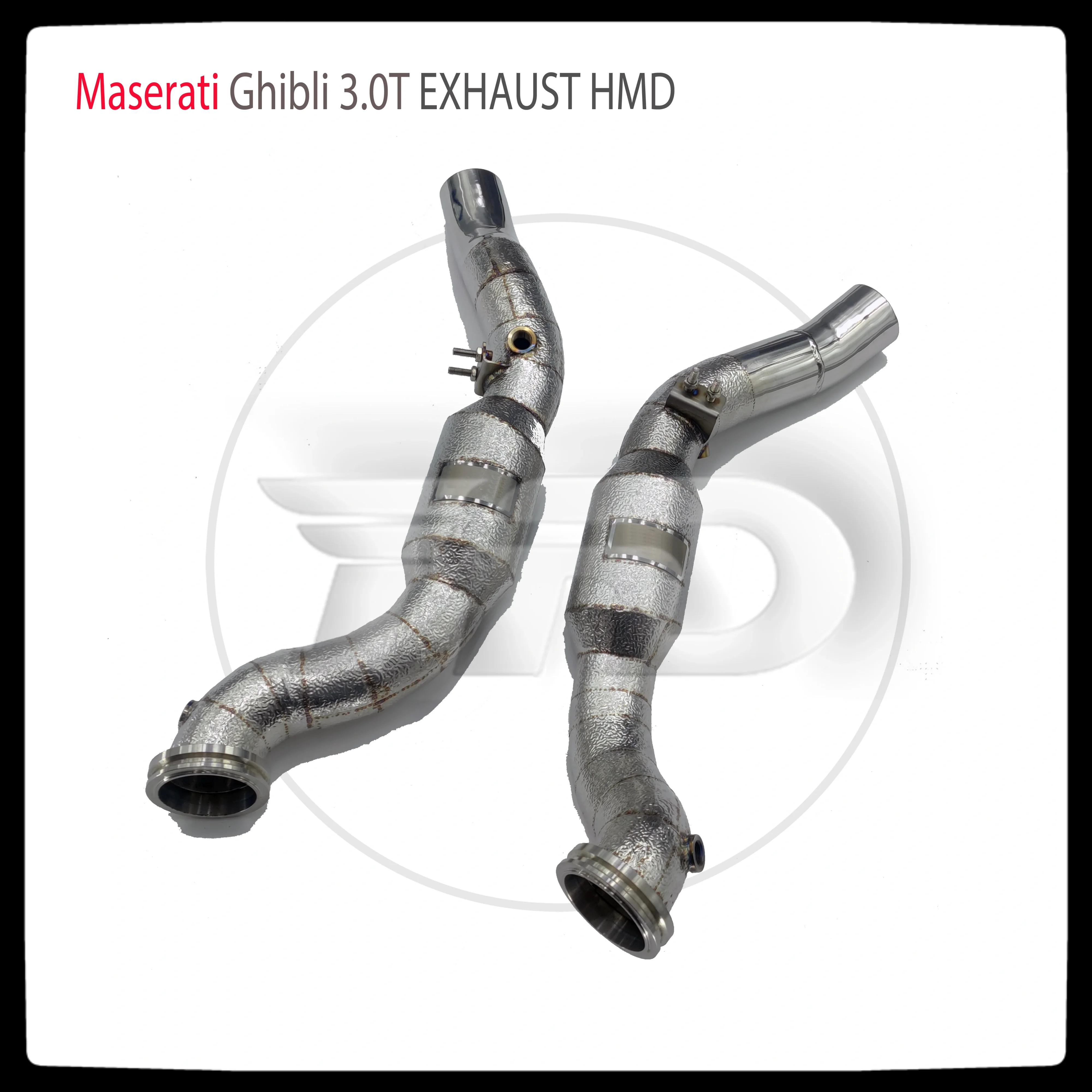 

HMD Car Accessories Exhaust System High Flow Performance Downpipe for Maserati Ghibli 3.0T With Catalytic ConverterAuto Parts