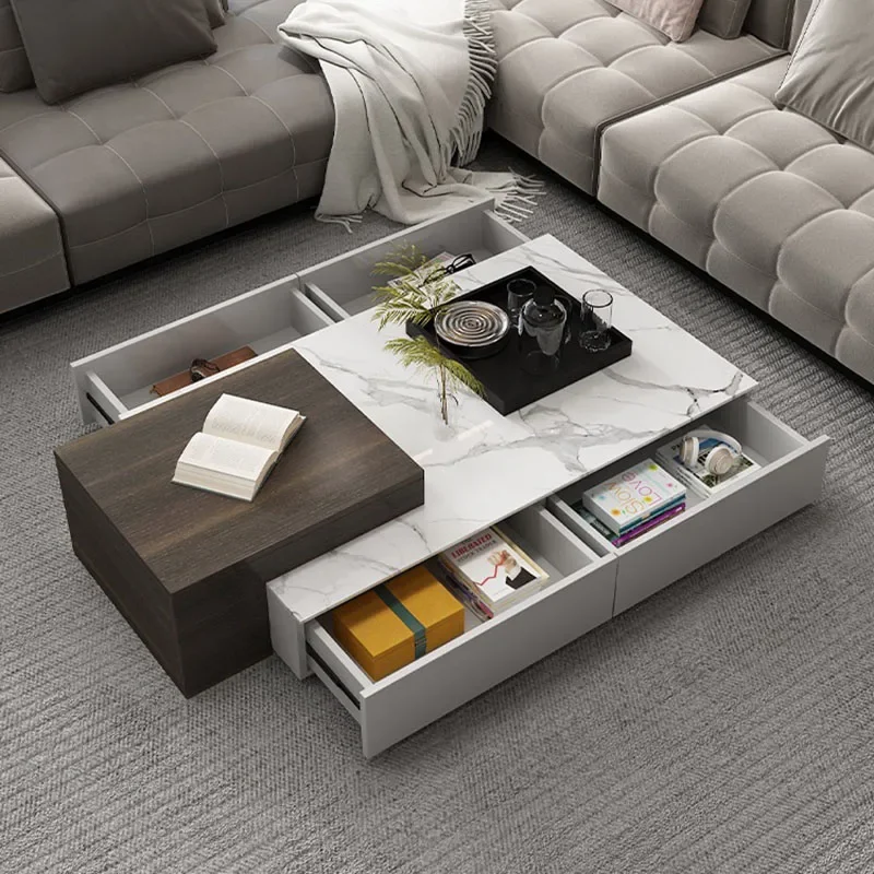 Minimalist Lift Top Coffee Tables Modern Designer Entryways Luxury Coffee Table Corner Fashion Muebles Para El Hogar Furniture