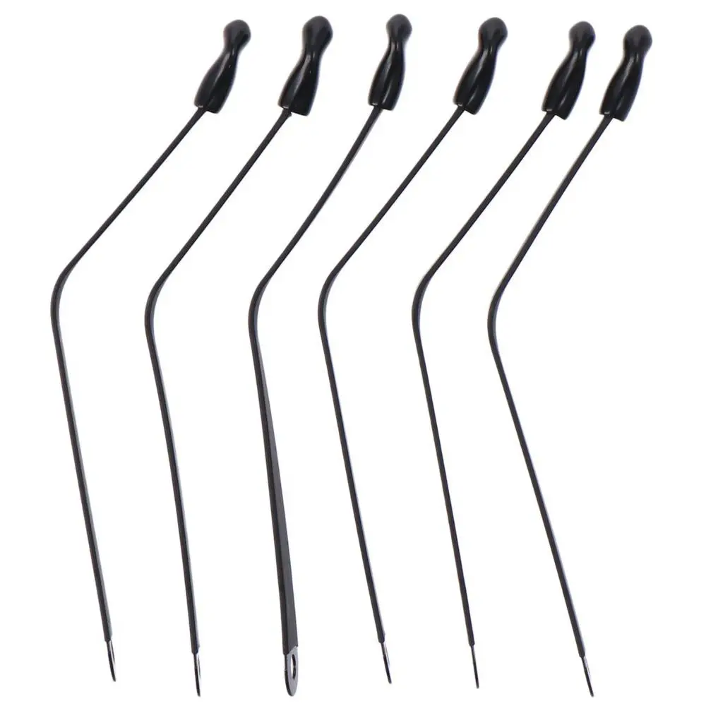 6 Pack Spring Parts Black Book Stand Page Clip Metal Replacement Desk Accessories Repair Holder Home
