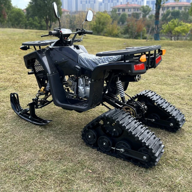 Tracked Sled Cross Country Ski Vehicle  Sonw ATV 125cc Snowmobile