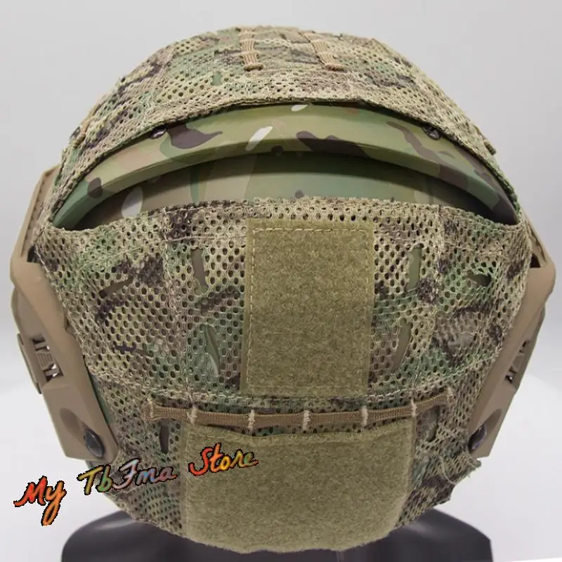 FMA Tactical Airframe Helmet Cloth AF Camouflage Helmet Cover AF/CP 2 In 1 Special Mesh Helmet Cloth TB1282