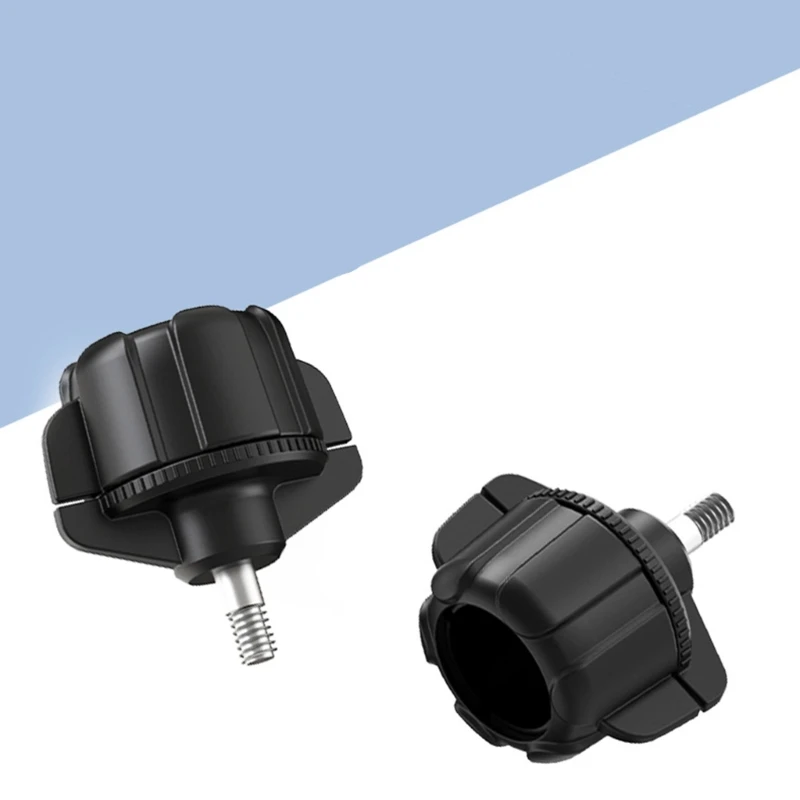 Upgraded 17mm Ball Head to 1/4 Screw Adapter Plastic Connector with 2inch Height Durable for Cell Phones Accessories