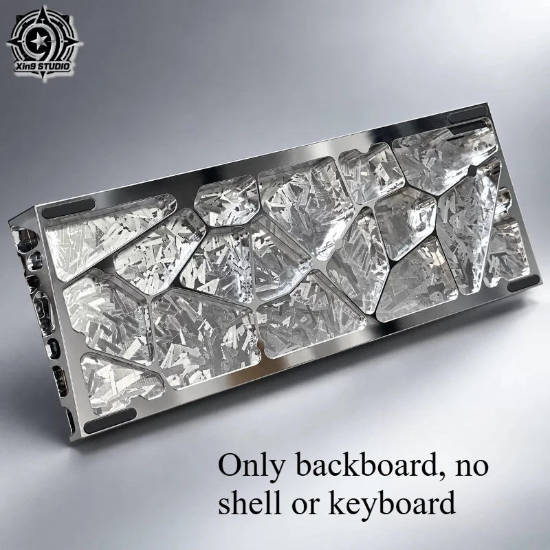 Hollow Keyboard Backboard Holy60/daibox/sora60 Wooting60 Customized for Pure Carbon Fiber Keyboard Plate Gaming Accessories DIY