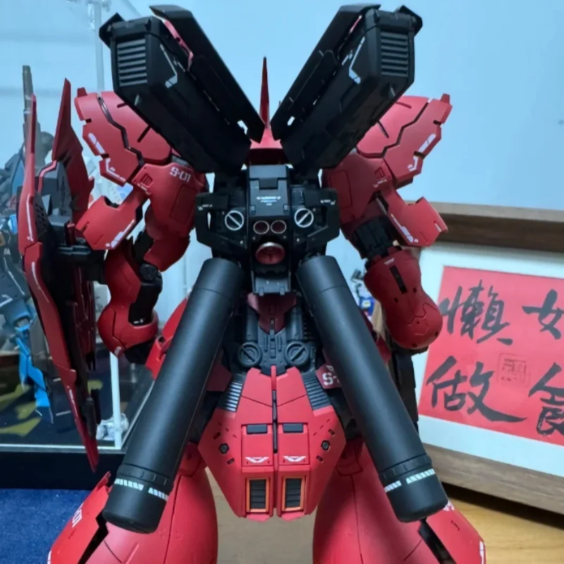 New Star Model Rg 1/144 Msn-04 Sazabi Assembly Model Action Figure Kits Plastic Skeleton Robot Model Collection Gift Toy