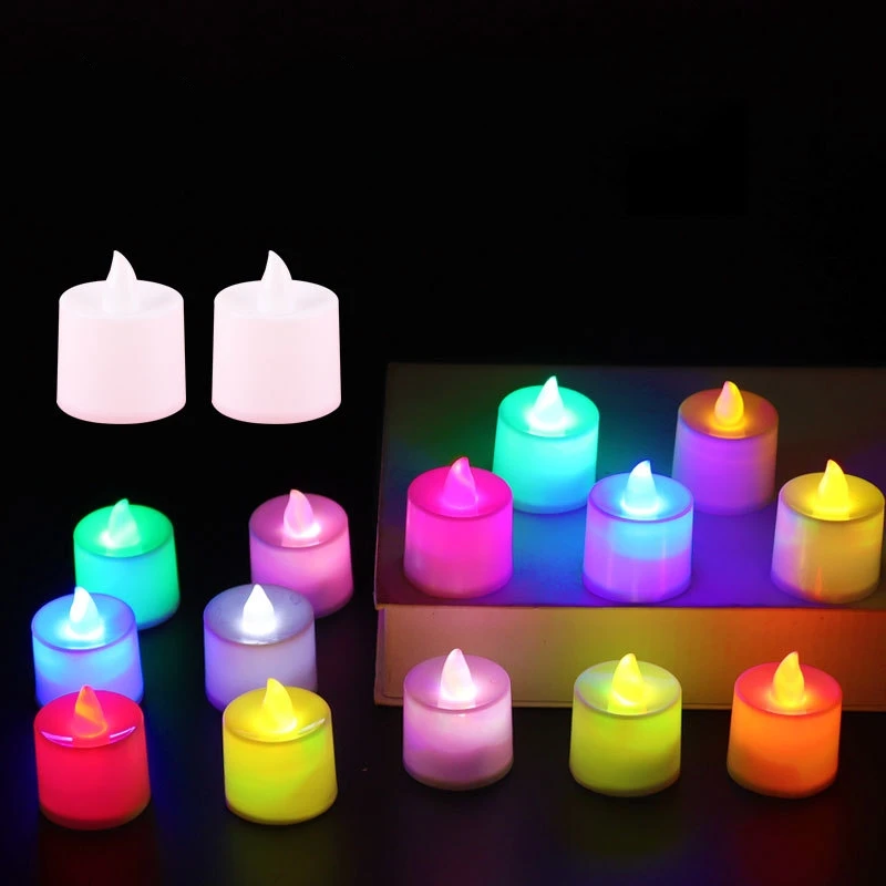 Flameless LED Candle Light para Home Decor, Creative Tea Light, Casamento e Natal, Feriado e Halloween