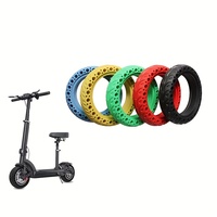 Colorful Solid Honeycomb Tire for Xiaomi M365/Pro 8.5 Inch Electric Scooter Anti-slip and Anti-puncture (1 piece)