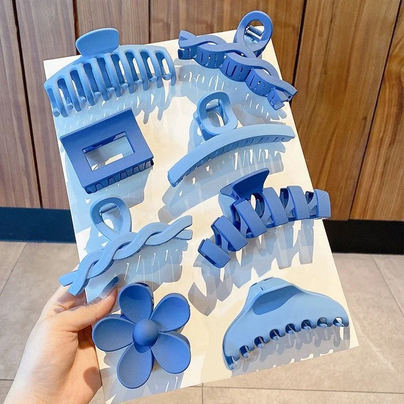 Large Size Women's Hair Claw 2025 New Style High-End Feel Hairpin Hair Accessories Fisherman Clip Hairband Elastic Hair Grips