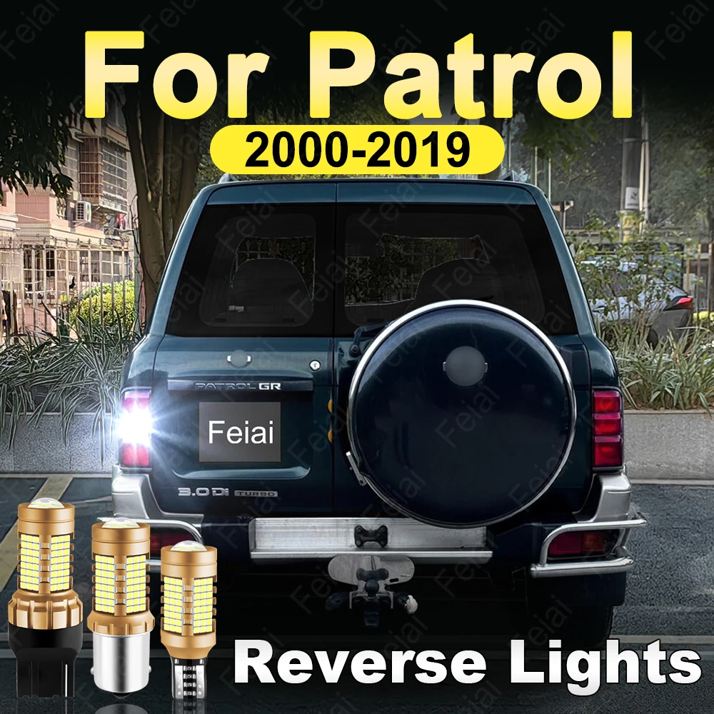LED Reverse Lights For Nissan Patrol GR Y61 2000-2005 2006 2007 2008 2009 2010 Reversing 2011-2019 Patrol Y62 Tuning Accessories