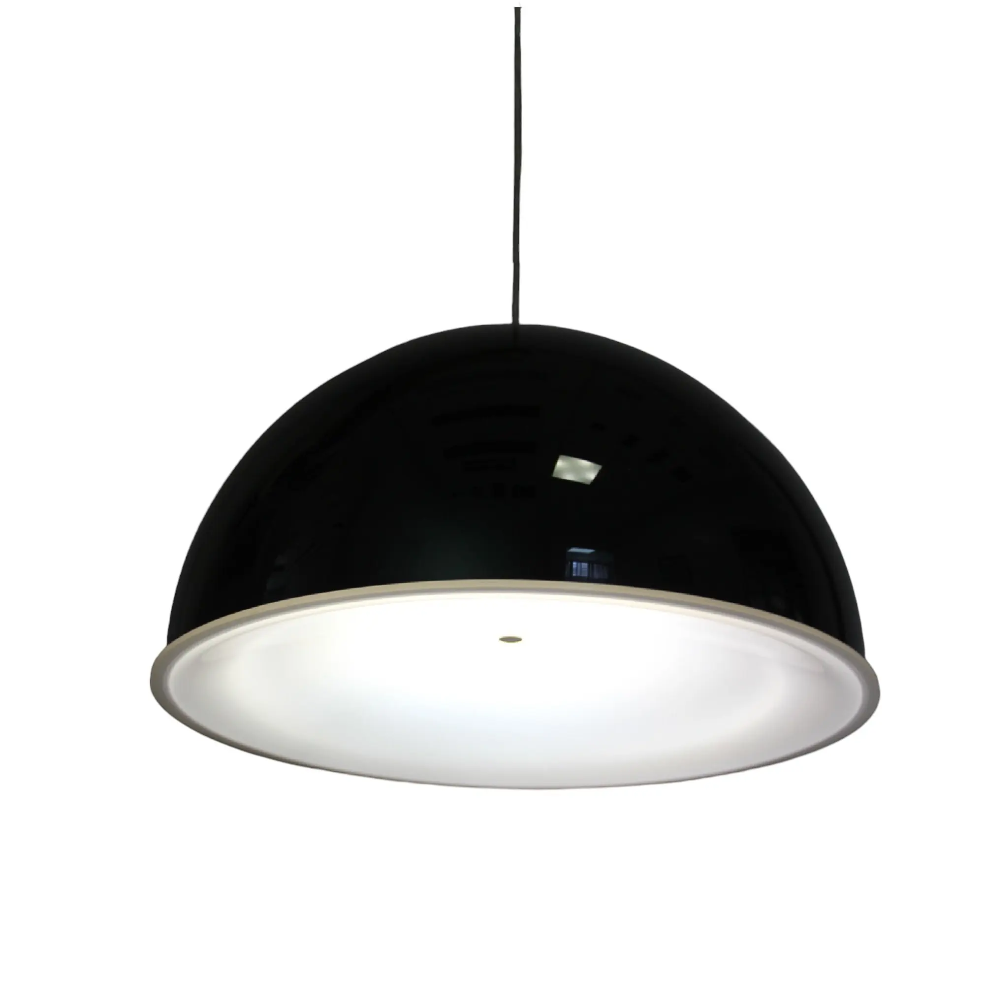 Pendant Half Ball Potenza Closing Dent Ø34x18cm - D & D Lighting Black