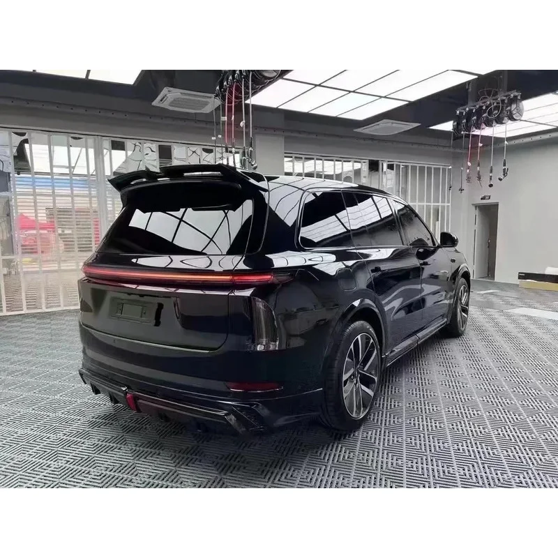 الرياضة نمط الجبهة الشفاه المصد الخلفي الجانب تنورة طقم الجسم للقيادة مثالية L7 L8 L9 Lixiang #2