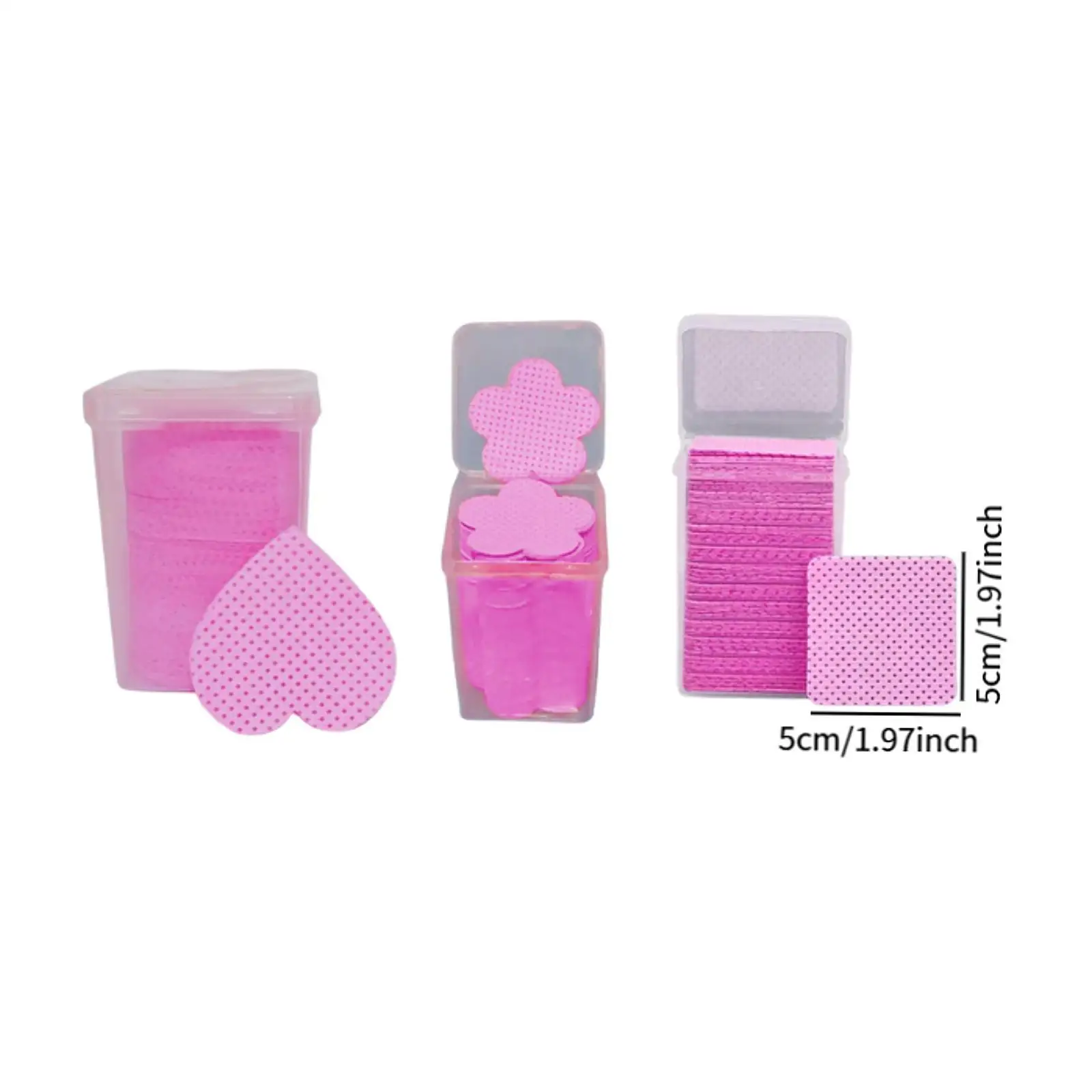 600x ネイルワイプ グルークリーニングワイプ DIY フィンガーネイル DIY ビューティープロジェクト用