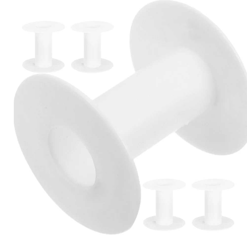 

Winding I-shaft Ribbon Spool Holder Thread Plastic Knitting Sewing Machine Parts Empty Spools Yarn Bobbins Lace Floss