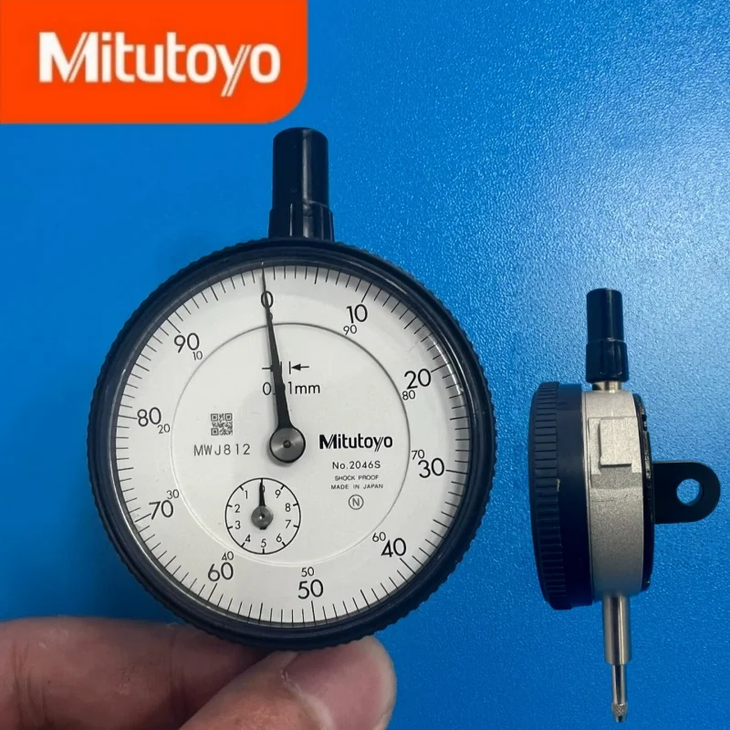 ميتوتويو الطلب رافعة الجدول مقياس مؤشر الاتصال رقم: 2046S 0-10 مللي متر متر دقة 0.01 مللي متر المضادة للاهتزاز أداة قياس