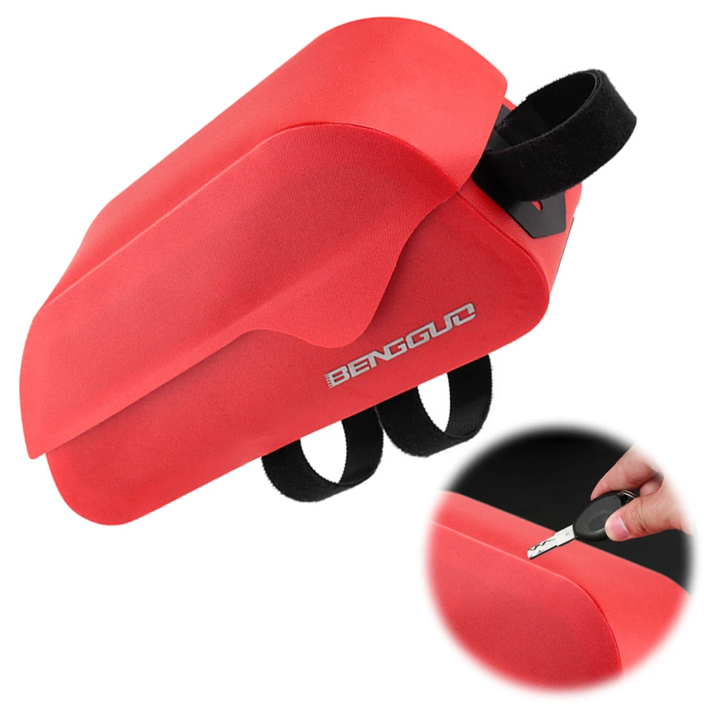 

Bicycle Magnetic Lid Top Tube Bag Waterproof Bicycle Front Frame Bag Cycling Pouch for MTB Road Bikes