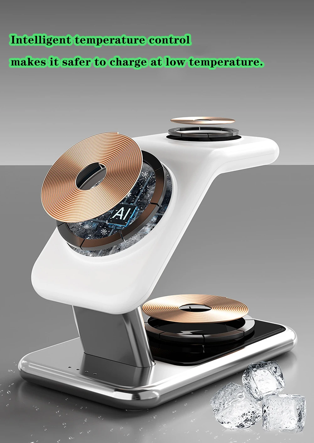 Магнитная подставка для беспроводного зарядного устройства 3 в 1, быстрая зарядка для iPhone 16 15 14 13 12 11 Pro Max Airpods Pro Apple Watch 9 8 7 Wireless