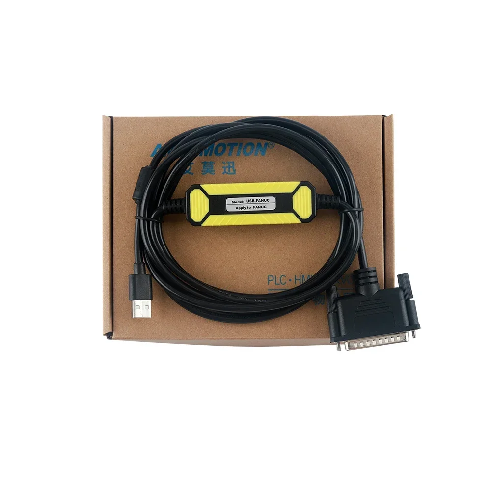 USB-FANUC Compatible with GE FANUC CNC Machine Tools RS232 25pin programming cable Versamax series PLC download line