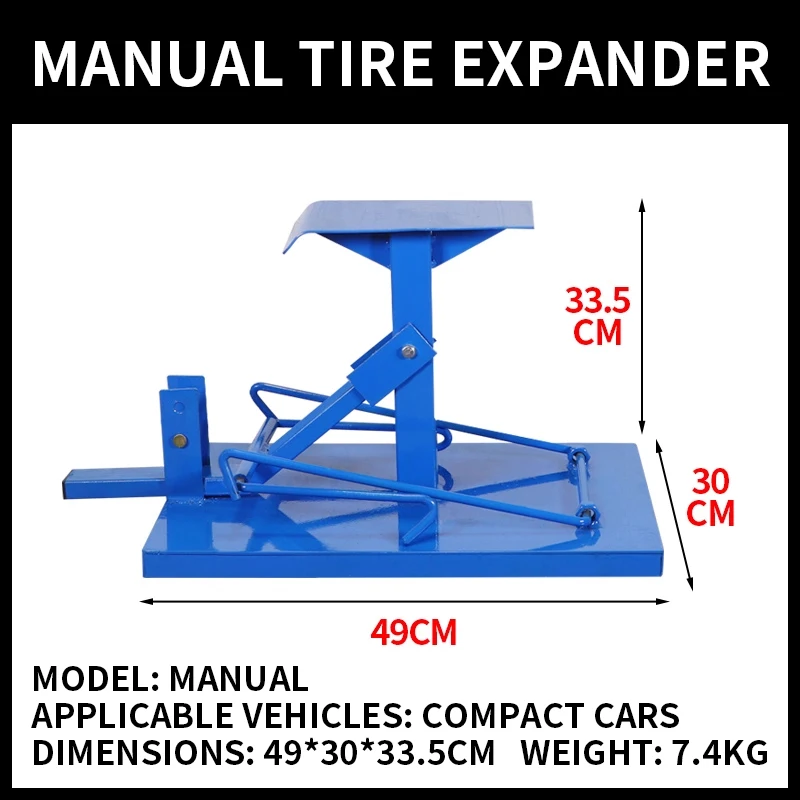 

Tire expander, tire folding tool, tire side wound repair, careful tire folding tool, tire repair tool