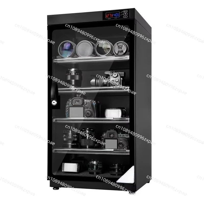 Electronic Dry Cabinet for Camera Gear - Moisture Proof Storage Box with Hygrometer for Lenses & Equipment