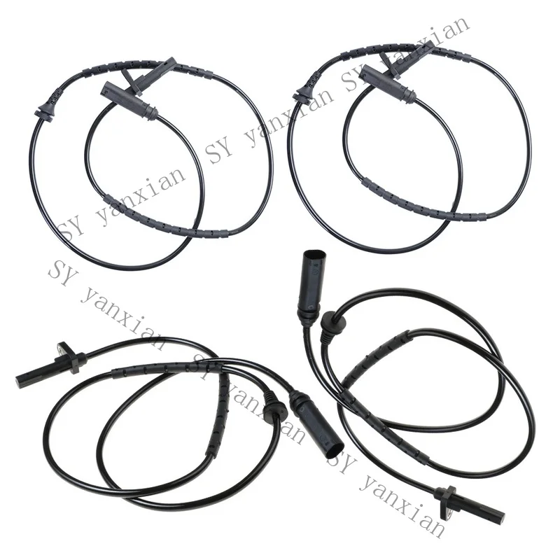 SY+ 4PCS Front Rear ABS Wheel Speed Sensors For BMW X5 X6 E70 E72 E71 F15 F16