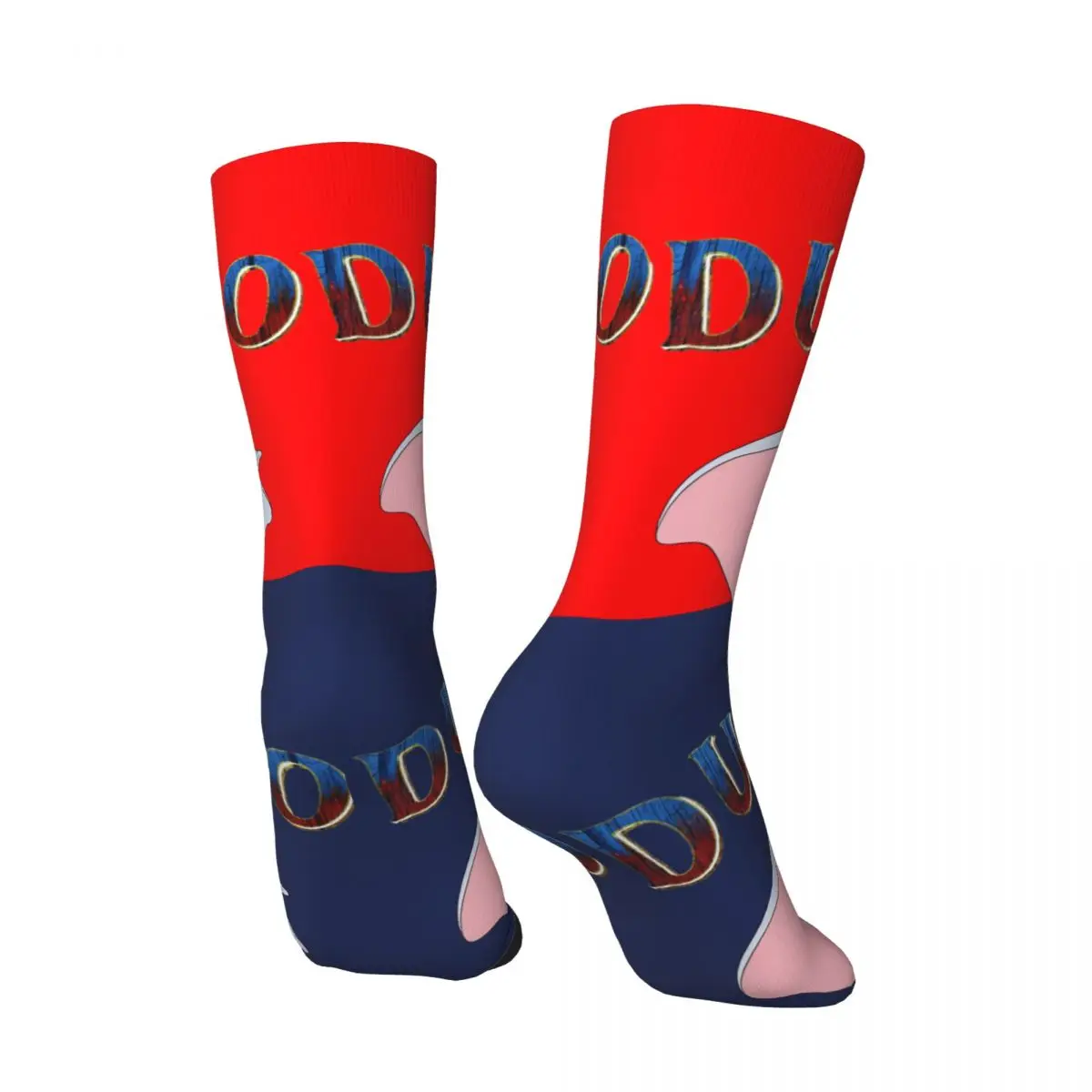 Crazy compression Cute Elephant Sock for Men Harajuku Disney Dumbo Film Quality Pattern Crew Sock Casual