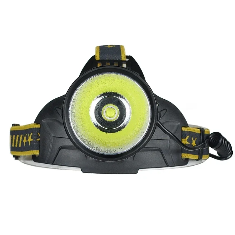 Long Shot Outdoor Headlamp with P50/P70 LED Cree  Super Bright Headlight with Three 18650 Batteries Better for Camping  Fishing
