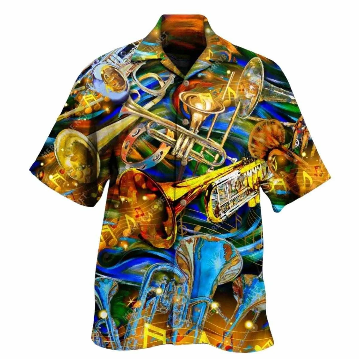 قميص رجالي مطبوع بأكمام طويلة غير رسمي مريح ومسامي من القطن للحماية من الشمس بنمط متدرج ونمط شبابي #5