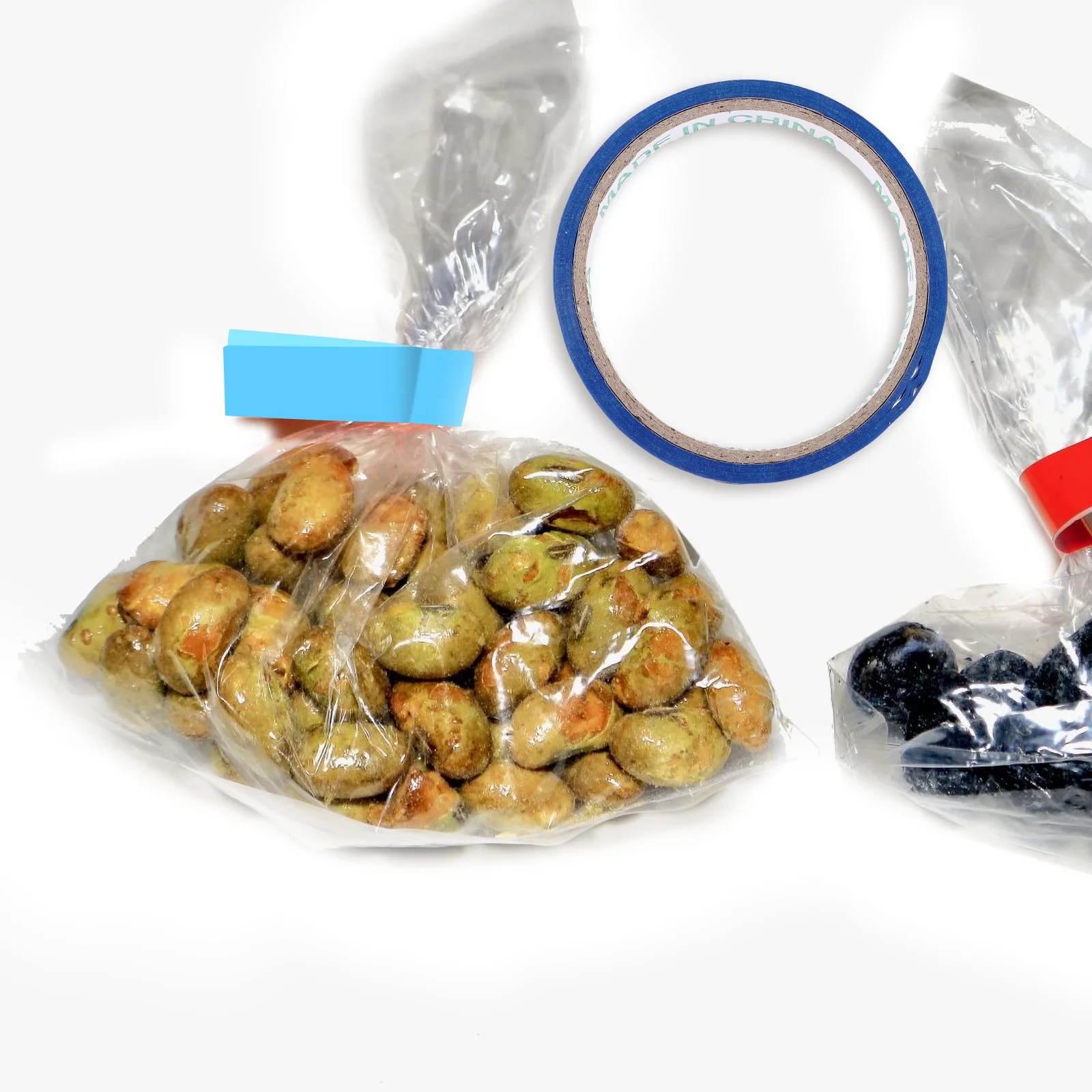 12 Pcs Ties Tape Sealing Tapes Tying Supply Bag Glue Packaging Bags Freezer for Binding Machine