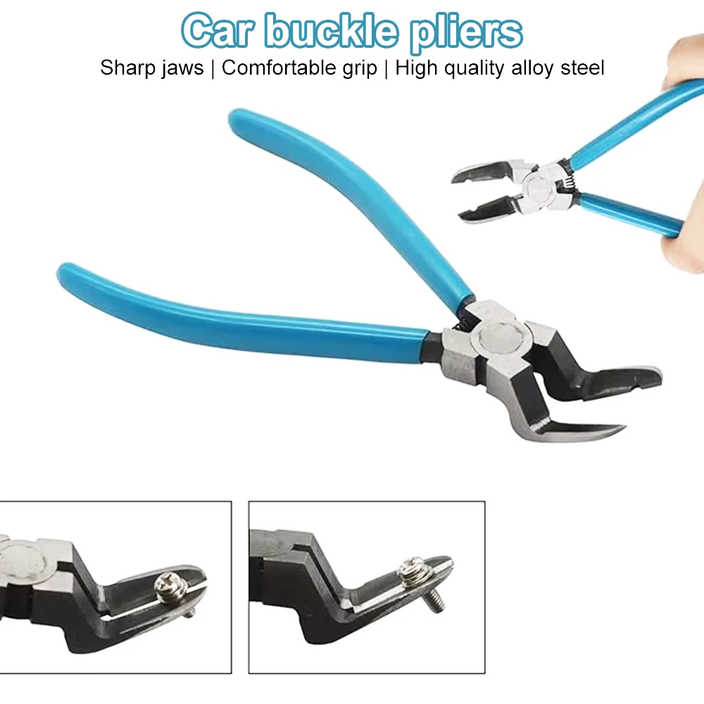 NEW Diagonal Plier Rivets Fastener Trim Clip Car Rivet Tightening Pliers Wire Stripping Staple Screwdriver Removal Tool