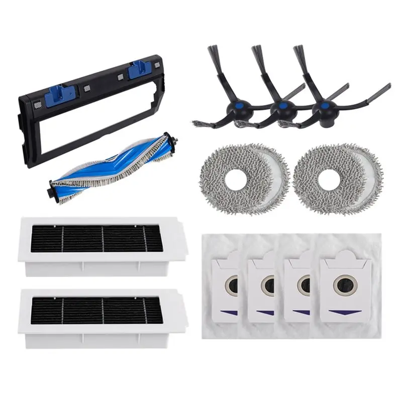 

Замена мешка для пыли с фильтром для пылесоса Ecovacs X5 OMNI/X5 PRO OMNI/X5 PRO/X5 Max, основная боковая щетка, ткань для швабры