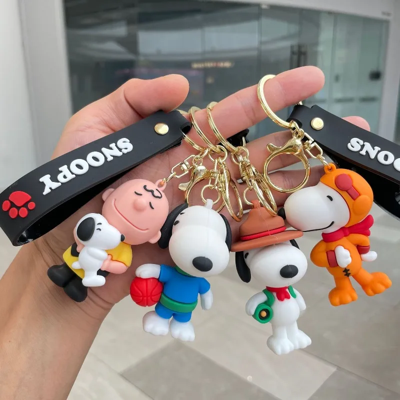 Cartoon zweite Generation Snoopy Serie Schlüsselanhänger Anhänger süße Puppe Auto Schlüsselanhänger Zubehör Paar Rucksack Schlüsselanhänger kleines Geschenk