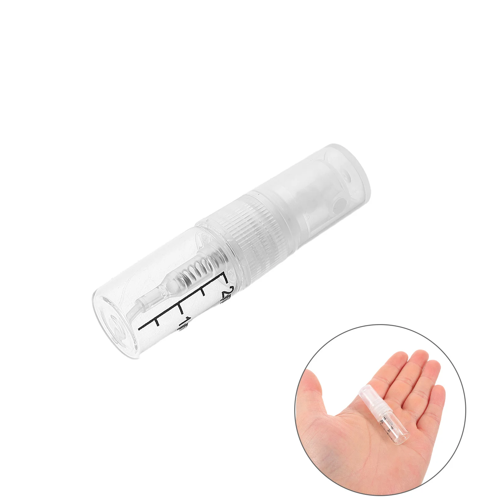 

5Pcs Glass Perfume Spray Bottle 2Ml Mini Portable Atomizer with Graduated Scale Refillable Travel Size for Cosmetics Essential