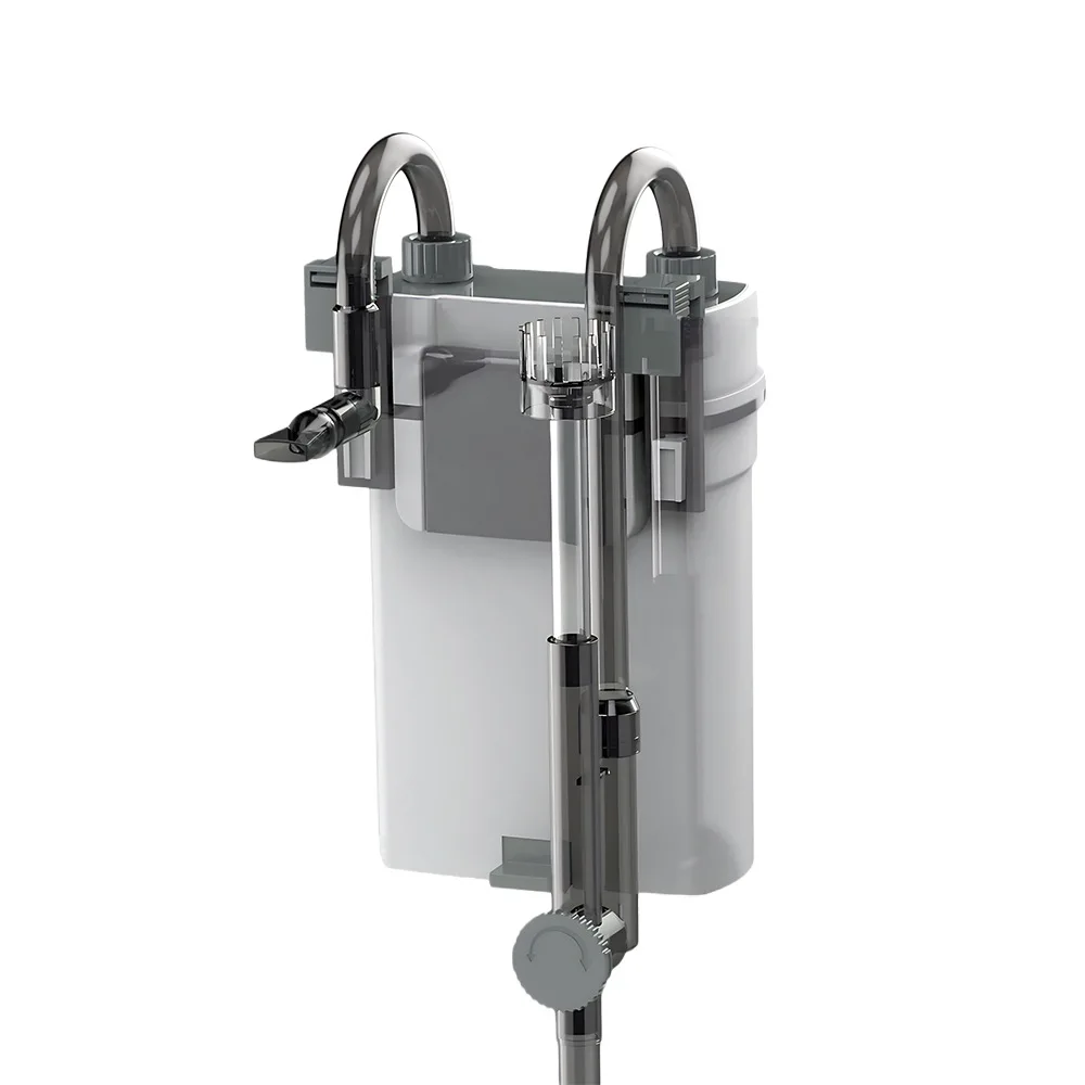 External Bucket Fish Tank Filter, Small Size, Ultra Quiet, Hang-On Water Purification & Circulation System