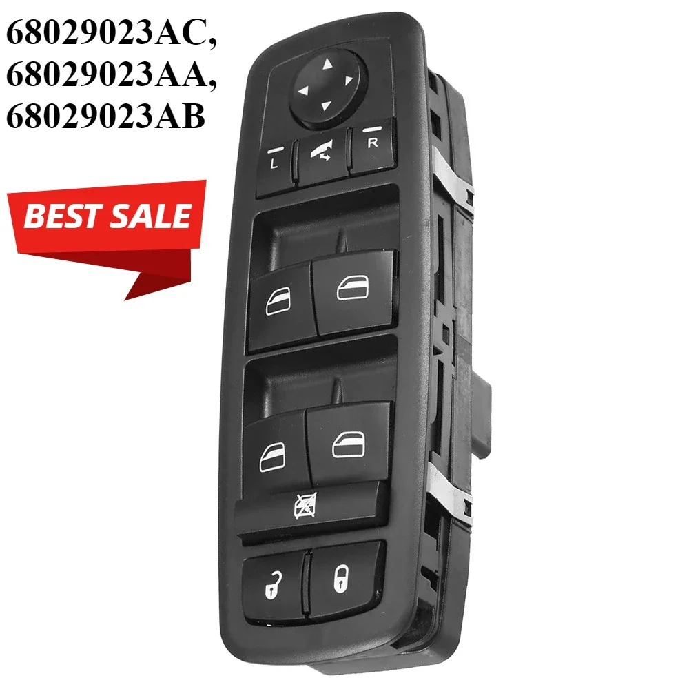 

1Pcs Master Power Window Lifter Switch For Dodge Grand Caravan Chrysler Town/ Country 2008 2009 68029023AC 68029023AB 68029023AA