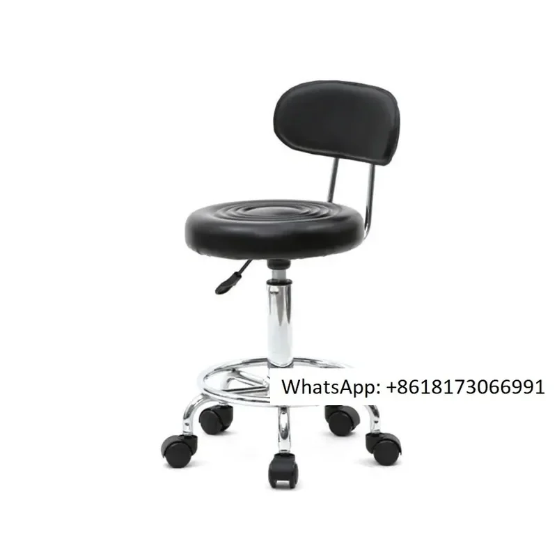 Hydraulic adjustable roller chair massage  spa stool with back