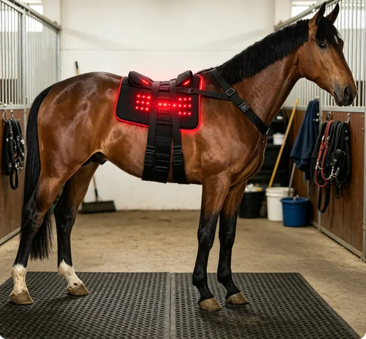Horse Specific Near-infrared Therapy Pad, with Wavelengths of 660nm and 850nm, Helps To Soothe Horse Muscles and Relieve Pain