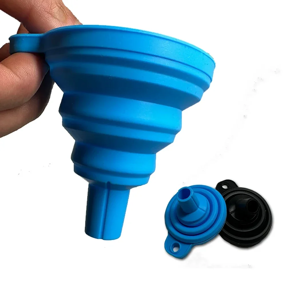 

5/10 шт. складная воронка для двигателя автомобиля, силиконовая воронка для жидкости, шайба, моторное масло, бензин, инструменты для замены мотоциклов, автомобильные аксессуары