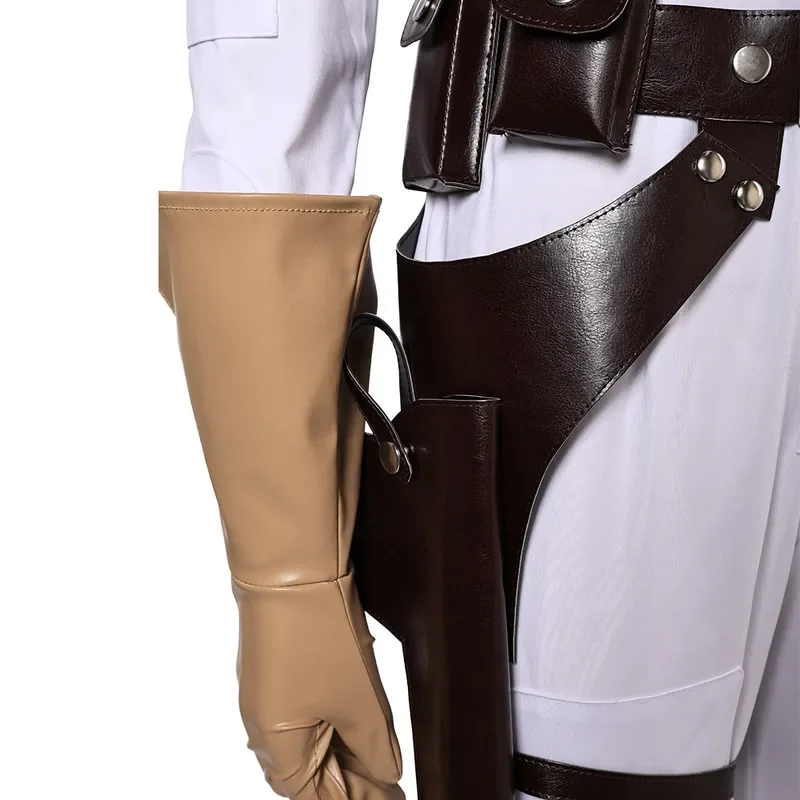 女性のための宇宙戦闘コスチューム,アニメ,レイア,オーガナ,ハロウィーンの衣装,映画の手袋,ホルスター,大人のロールプレイ