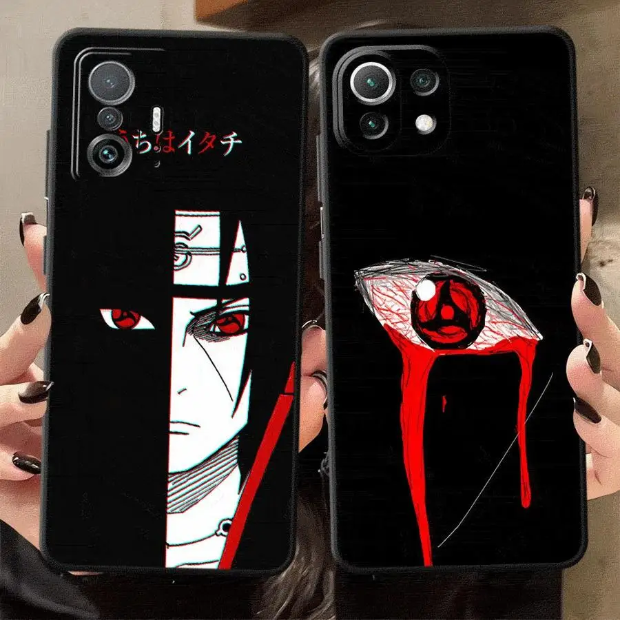 أنيمي Akatsuki Uchiha Itachi غطاء هاتف ناعم أسود لهاتف Xiaomi Mi 11 12 13 Lite 13 14 15 Pro 10T 11T 12T Pro 12X