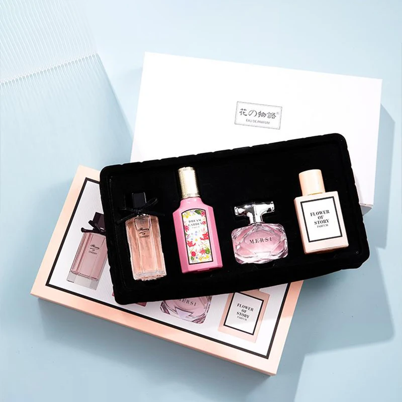 Coffret cadeau de parfum floral pour femme, parfum féminin, parfum de charme, parfum durable, 80ml, marque de luxe